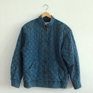 Vintage Quilted Denim Jacket